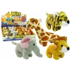 Mini Pluszak Zwierzątko Safari 4 Modele