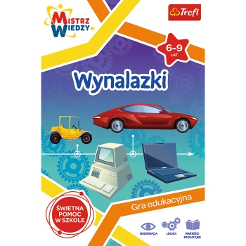 Gra dla dzieci Wynalazki Mistrz Wiedzy Trefl 01958