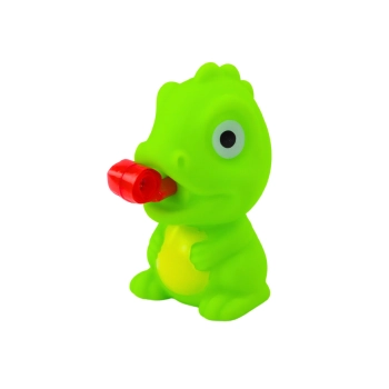 Dinozaur Gumowy Z Wysuwanym Językiem Zielony 8CM