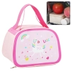 Torba Termiczna Izolacyjna Śniadaniowa Lunch Bag Różowa Jednorożec 23cm