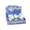 Jednorożec Konik Pluszowy Naciągany Skaczący Biały