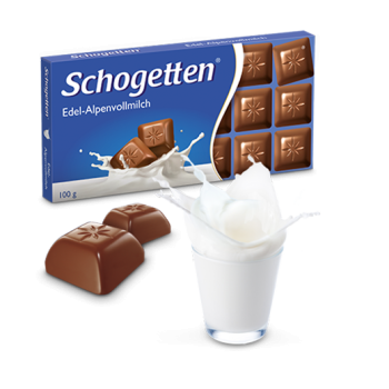 Schogetten Edel-Alpenvollmilch Czekolada 100 g