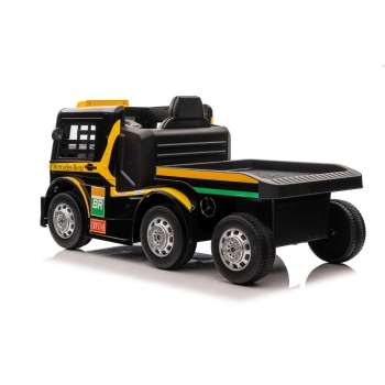 Auto Na Akumulator Mercedes + Naczepa XMX622B Zółty LCD