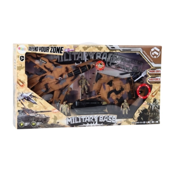 Zestaw Wojskowy Militarny Czołg Odrzutowiec Żołnierze Dźwięk Światła