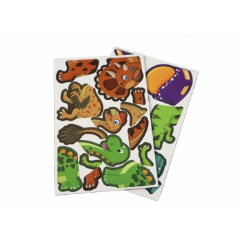 Edukacyjny Zestaw Puzzli Magnetycznych Z Motywem Dinozaurów