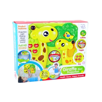 Projektor Panel Do Łóżeczka Zawieszka Żyrafy Dźwięk