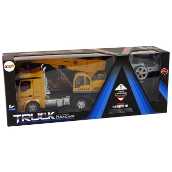 Ciężarówka Zdalnie Sterowana Dźwig Pilot 2,4G Dźwięk Światła