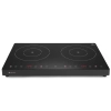 Kuchenka indukcyjna nastawna z panelem dotykowym 2 pola grzewcze Black Line śr. 22 cm 3500 W - Hendi 239414