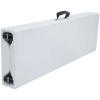 Ławka cateringowa składana biała 1830 x 300 x 430 mm - Hendi 811191
