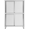 Szafa gastronomiczna magazynowa ze stali nierdzewnej drzwi suwane 200 kg 120 x 50 x 180 cm