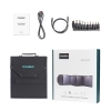 Ładowarka solarna słoneczna 100W składana USB-C 2xUSB PD QC czarna