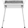 Grill węglowy składany z rusztem 43 x 25 cm