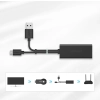 Zewnętrzna karta sieciowa LAN micro USB 100Mbps do Chromecast 1m czarny