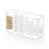 Wtyczka końcówka skrętki RJ45 8P8C UTP Cat. 5 5e przezroczysty 100szt.