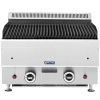 Grill lawowy na gaz ziemny ryflowany 50 x 47 cm 2 x 7200 W