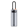 Multifunkcjonalny HUB USB 7w1 Typ C HDMI czytnik kart TF PD szary