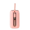 Powerbank 10000mAh Colorful Series 22.5W z kablami USB-C i Iphone Lightning różowy