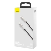 Przewód kabel USB-C - USB-C Cafule Metal Data Power Delivery 100W 1m - czarny