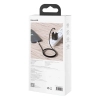 Przewód kabel iPhone USB-C - Lightning Cafule Metal Data Power Delivery 20W 1m - czarny