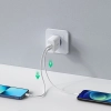 Ładowarka sieciowa do telefonu 2x USB-C 40W Power Delivery biały