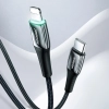Kabel przewód do iPhone USB-C - Lightning Power Delivery 20W 2.4A 1.2m czerwony