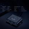 Rozdzielacz HUB portu USB do 4x USB 3.2 kabel 0.5 m czarny