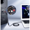 Kabel przewód audio 3.5mm mini jack - 2RCA 3m czarny