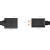 Przejściówka adapter kabel HDMI żeński - mini HDMI męski 4K 60Hz HEC ARC 22cm czarny