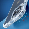 Etui pokrowiec do iPhone 13 Pro Max pancerna obudowa z haczykami podstawką przezroczysty