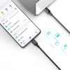 Kabel przewód USB-C 5A szybkie ładowanie PD QC 1m biały