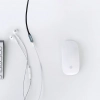 Przedłużacz kabel adapter audio AUX mini jack 3.5mm 1.5m niebieski