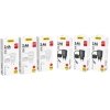 Ładowarka sieciowa 2x USB z wbudowanym kablem do iPhone Lightning 12W czarny