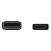 Kabel przewód USB-A - USB-C 1,5m czarny