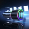 Samochodowa ładowarka 2x USB z podświetleniem 24W czarny