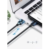 Kabel przewód USB - USB-C 3A 3m czarny