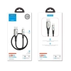 Kabel przewód do szybkiego ładowania iPhone USB-A - Lightning Sharp Series 1.2m czarny