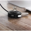 4w1 HUB rozdzielacz adapter USB 2.0 do 4x USB-A 480Mb/s 1m biały
