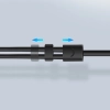Przejściówka rozdzielacz AUX 3.5 mm mini jack na mikrofon i słuchawki czarny