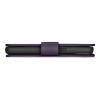 2w1 etui skórzany pokrowiec z klapką iPhone 14 Pro Anti-RFID Wallet Case ciemnofioletowy