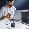 Ładowarka sieciowa GaN 140W wtyczka angielska UK 3x USB-C USB-A + kabel USB-C 1.2m