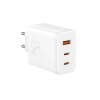 Ładowarka sieciowa GaN Cube Pro 65W 2x USB-C USB-A biała
