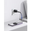 Bezprzewodowa ładowarka magnetyczna 15W z kablem USB / USB-C czarna