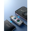 Samochodowy bezprzewodowy odbiornik nadajnik Audio USB AUX TF Card JR-CB7 szary