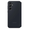 Oryginalne etui pokrowiec do Samsung Galaxy S23 FE kieszeń na kartę Smart View Wallet czarne