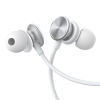 Zestaw słuchawkowy słuchawki Wired Series miniJack 3.5mm 1.2m srebrny