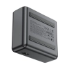 Stacja zasilania ładowarka PD 218W GaN z 4 portami 3x USB-C + USB-A szary