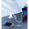 Ładowarka sieciowa GaN 2x USB-C PD 65W biała