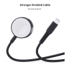Ładowarka indukcyjna 5W do Apple Watch + kabel USB-C czarna