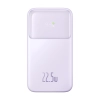 Powerbank z wyświetlaczem 10000mAh 22.5W + kabel USB-A / USB-C fioletowy