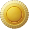 Talerz deserowy Duralex PICARDIE AMBER pomarańczowy śr. 205 mm - zestaw 6 szt.